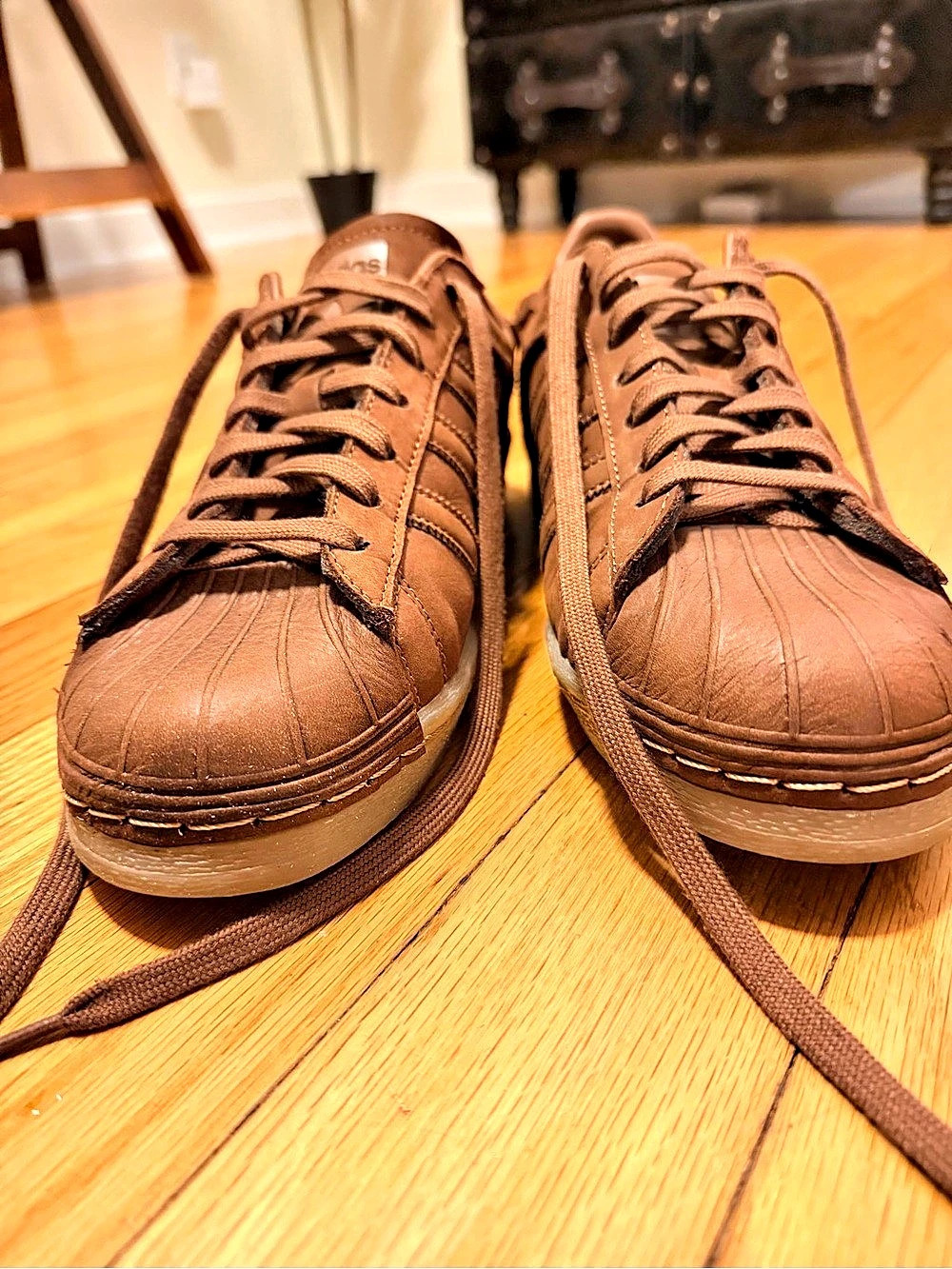 adidas Superstar “Preloved Brown Gum” Sneakers Men’s US 9.5